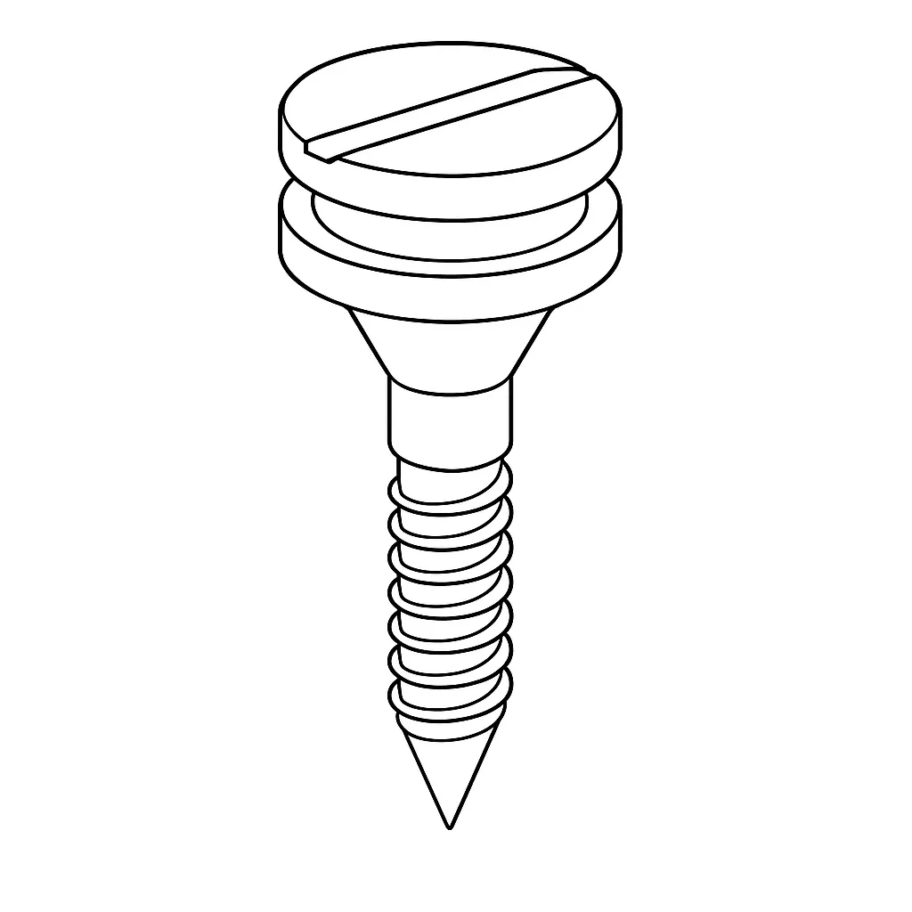 CAPSTAN SCREW D404 4MM X 20 STEEL