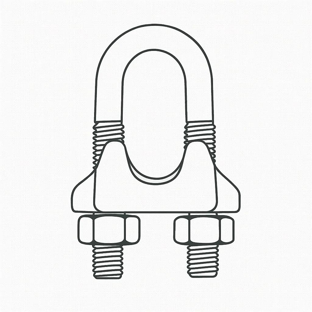 CROSBY TYPE WIRE ROPE CLAMP 3/420MM E/G