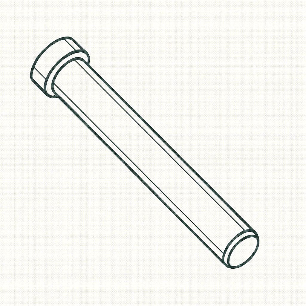 FURNITURE CROSS DOWEL 8MM *12*15 Y/P