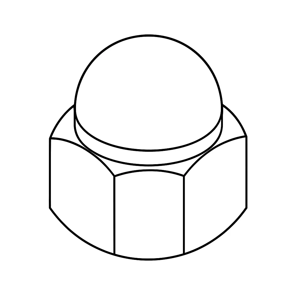 END NUT 3/4 BSP A4