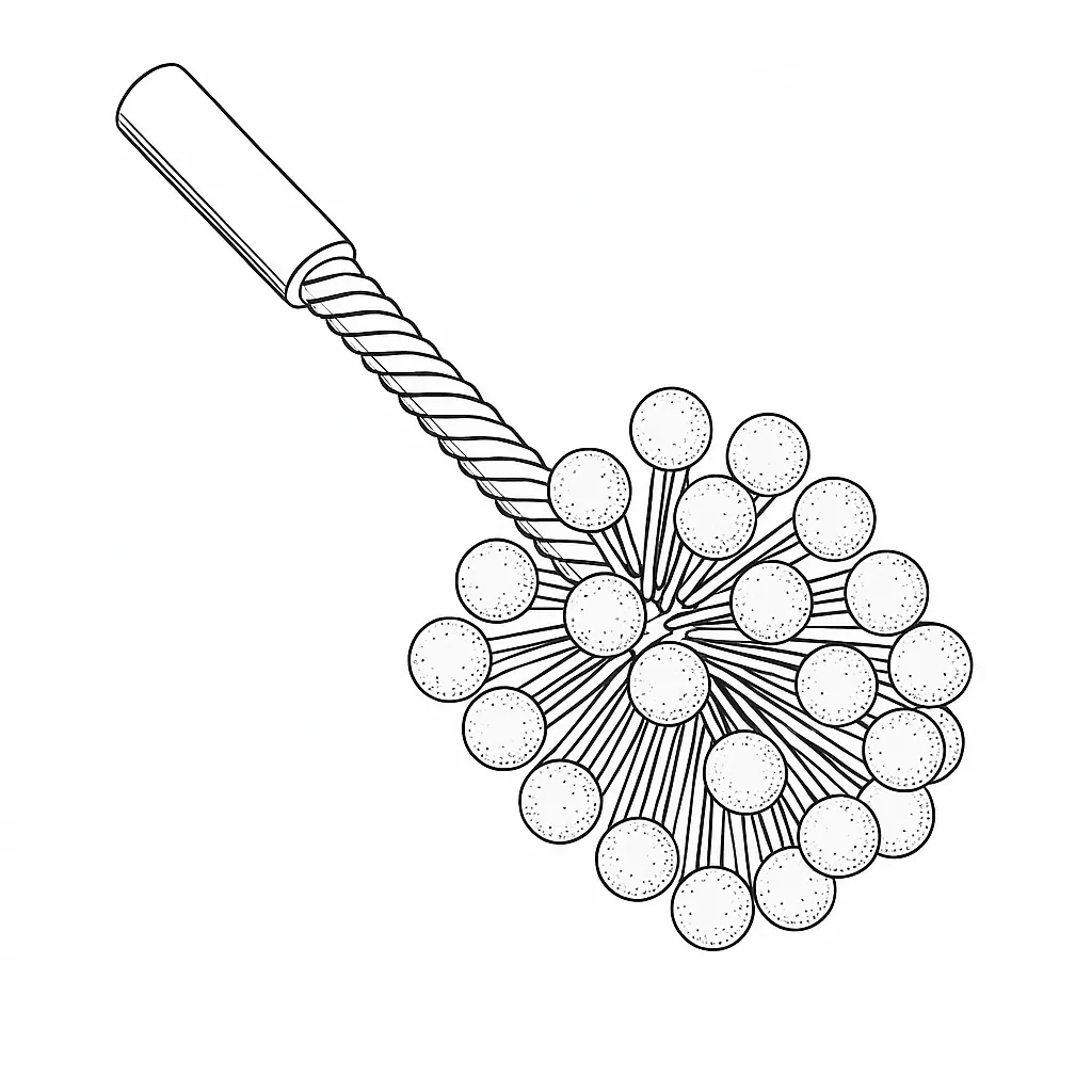 FLEX HONE 180GRIT S/CARBIDE 12.7MM