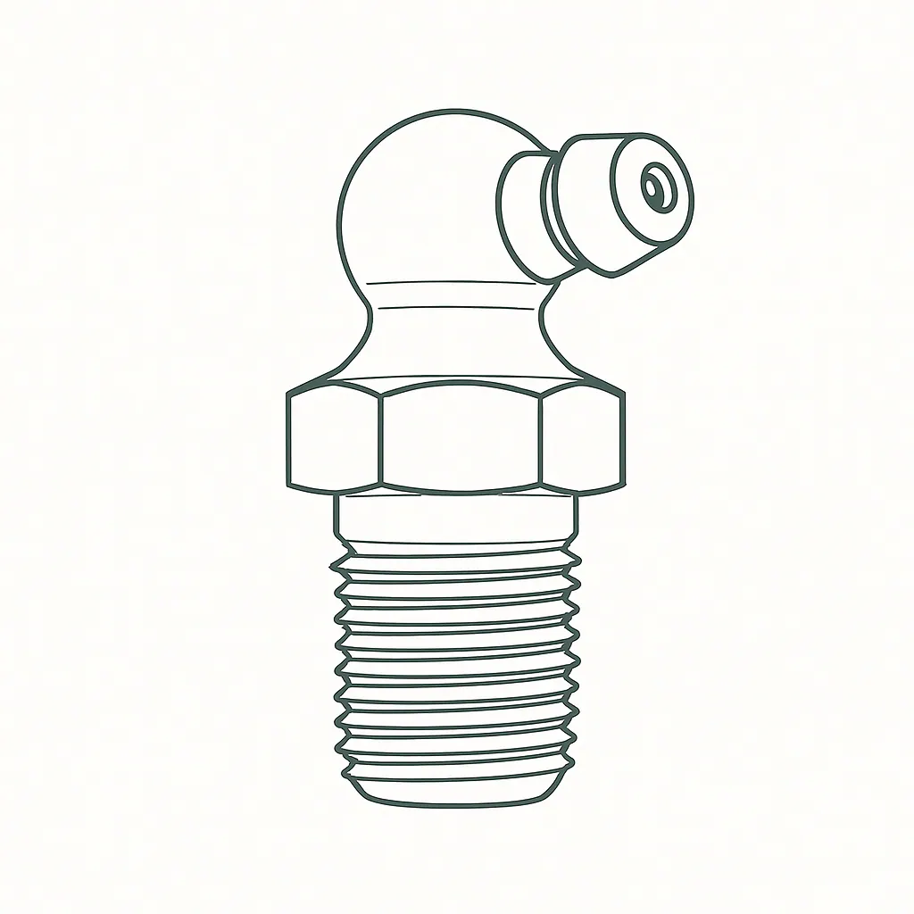 GREASE NIPPLE BUTTON HD 12MM X 1.5 S/S