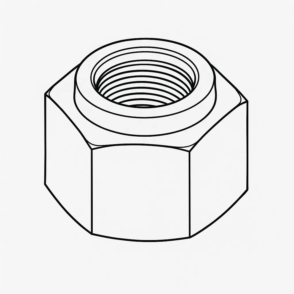 LOCK NUT (19MM) PG13.5 PLASTIC *BLACK*