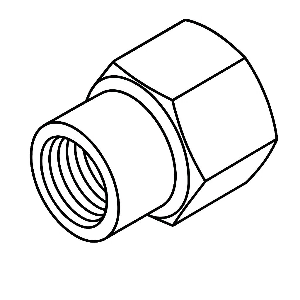 REDUCING NUT 12MM(F) - 10MM(M) E/G