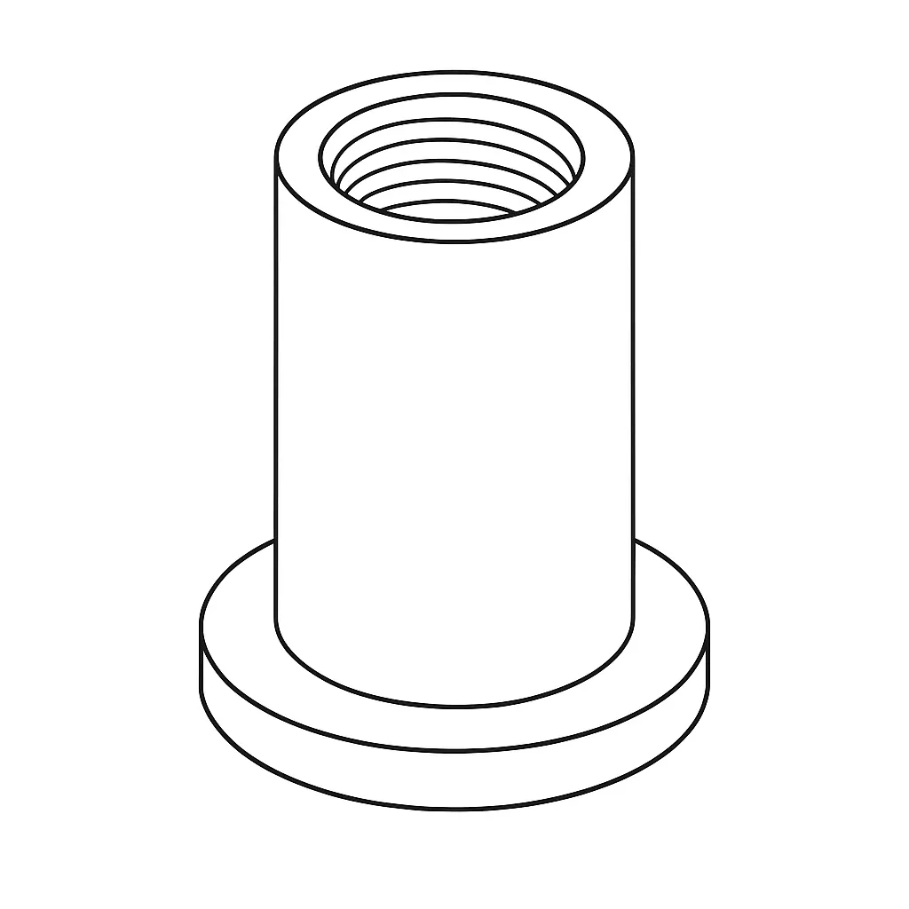RIVNUT FLANGE SEALED KNURL 3 X 16.5 A4