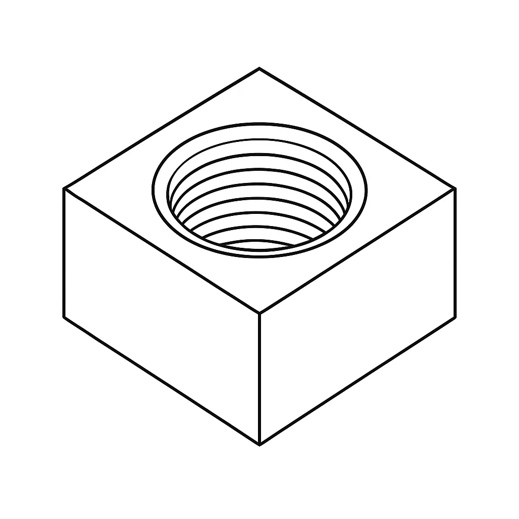 SQUARE NUT DIN 557 16MM A2 HEAVY DUTY