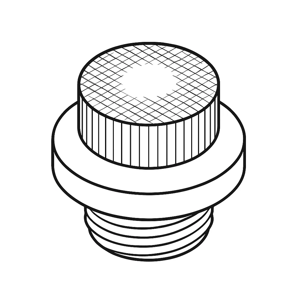 KNURL LOW THUMB NUT D467 3MM STAINLESS