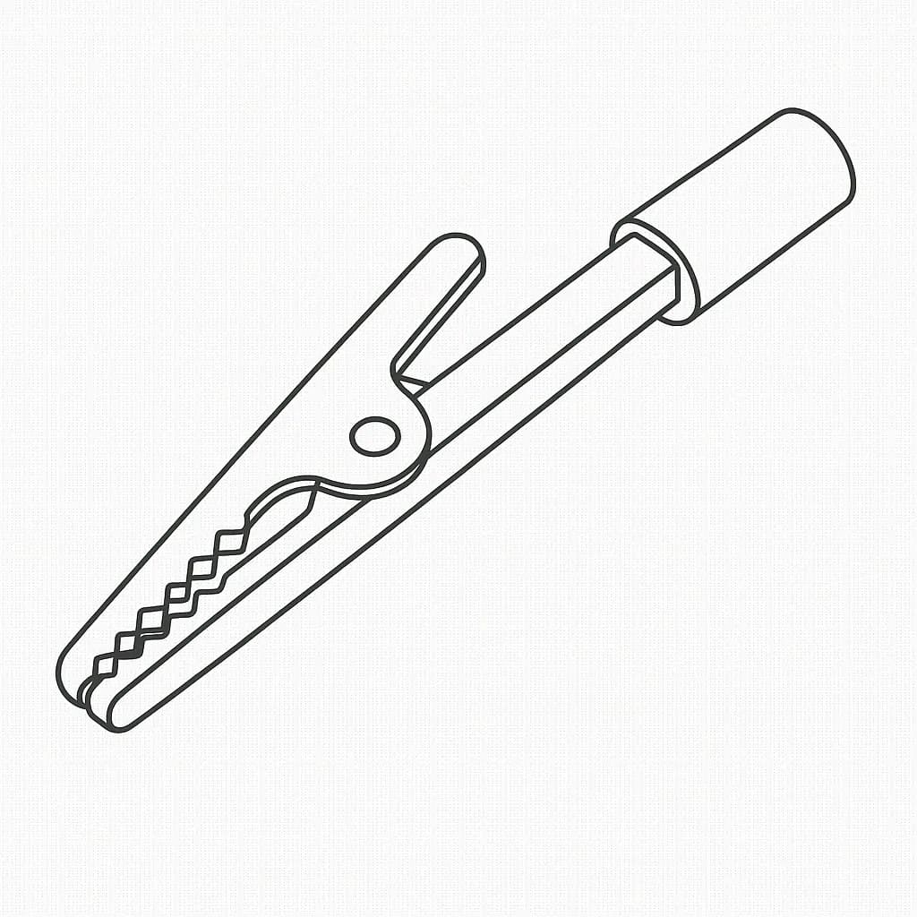 PINNACLE CROCODILE CLAMP 500A STEEL